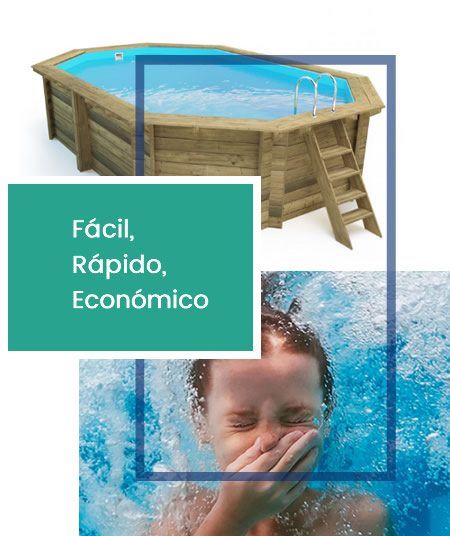 piscinas desmontables madera mallorca